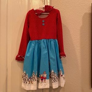 Eleanor Rose Christmas Scene w/red polka dot bodice